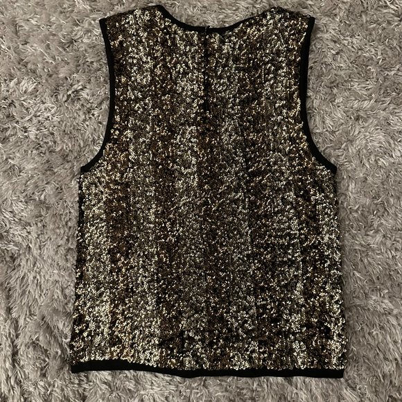 ZARA The Knitwear Collection Sequin Top - Picture 2 of 4